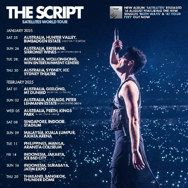 the script upcoming concerts singapore