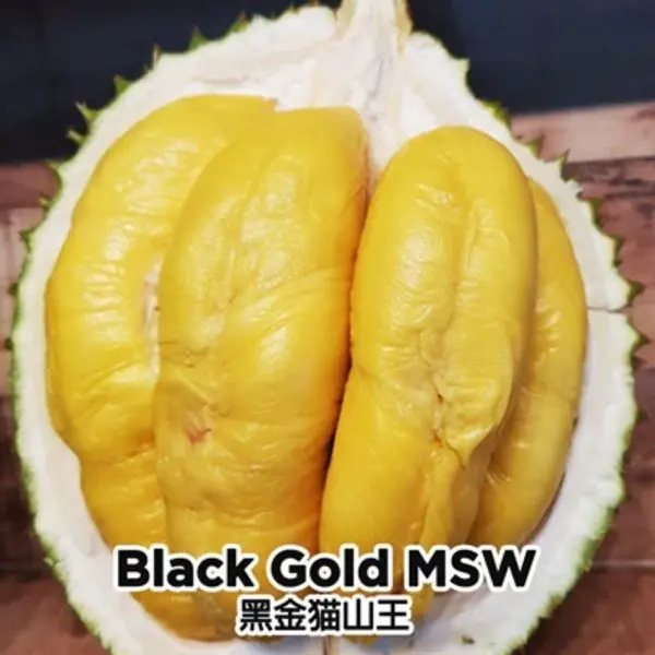 types of durians in singapore - black gold