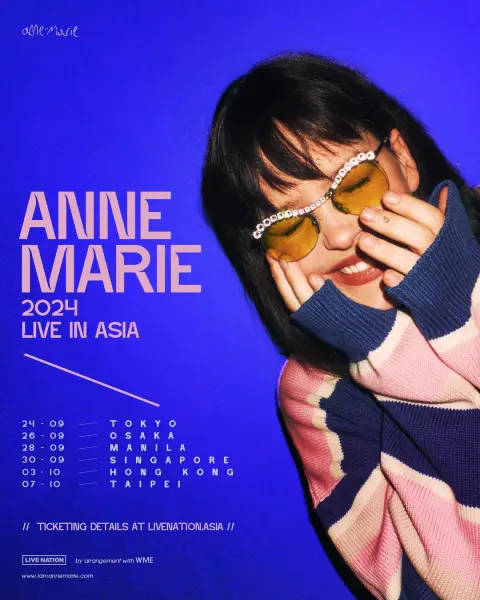 Anne-Marie upcoming concerts in singapore 2024