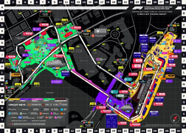 2025 f1 gp singapore map