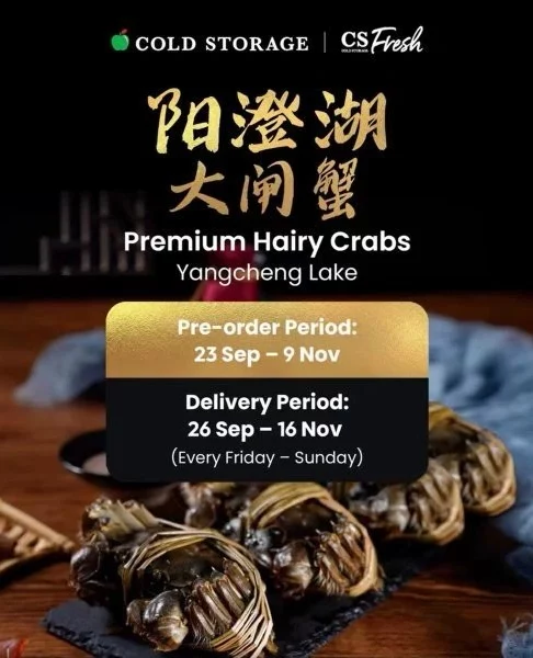 CS Fresh hairy crab delivery singapore