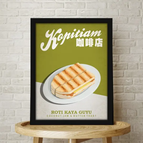 Kaya Toast Poster best singapore gifts for overseas friends