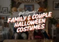halloween couple and family costume