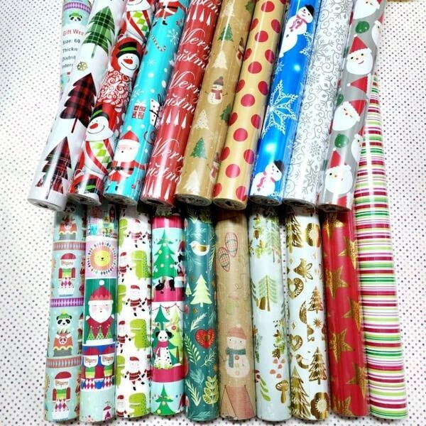 Secret Santa gift idea - add a finish touch with festive wrapping paper