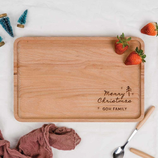 Secret Santa gift idea singapore: Customised Wooden Chopping Board