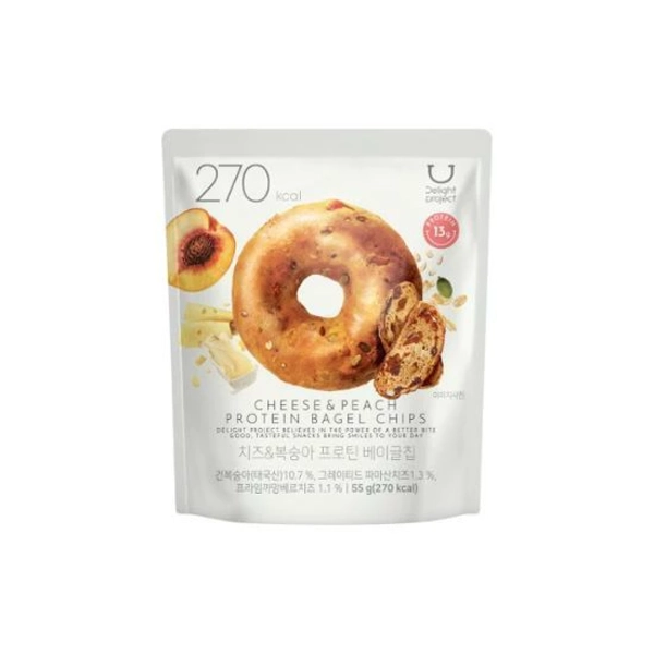 Olive Young Protein Bagel Chips - low calories snacks singapore