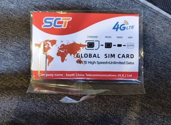 SCT-Global sim card for world travel