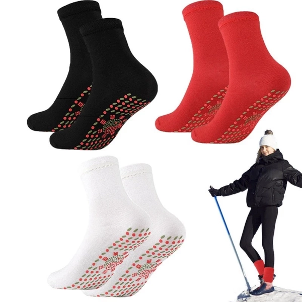 Take Talk Tourmaline Self-Heating Socks: winter packing list essentials