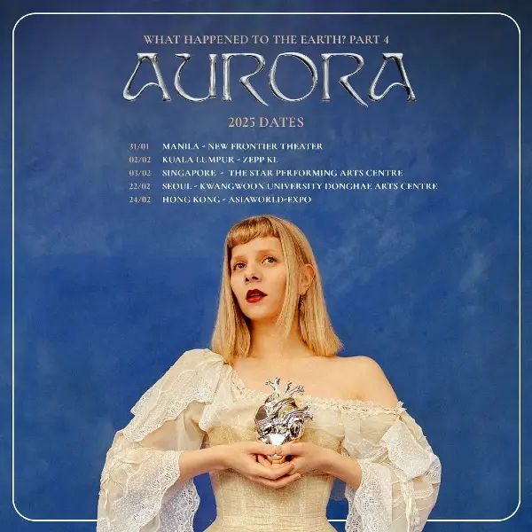 aurora upcoming concert in singapore 2025