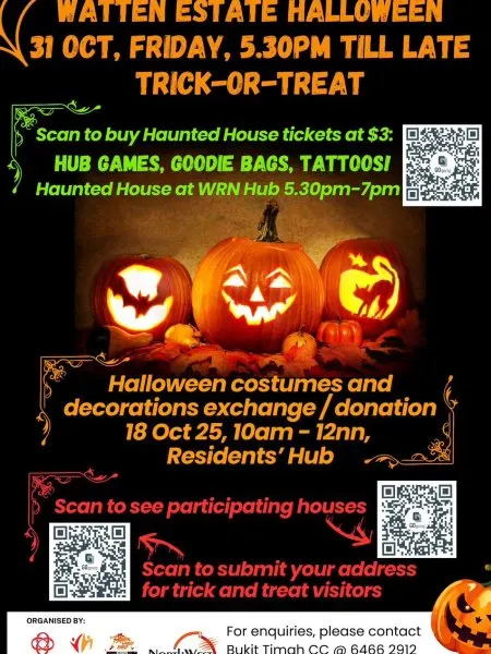 Watten estate trick or trick event Singapore