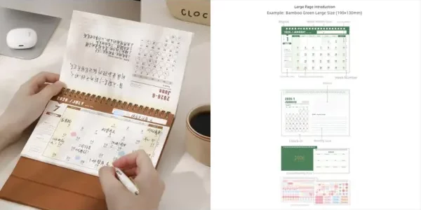 best planner singapore - 2026 Desk Calendar Planner