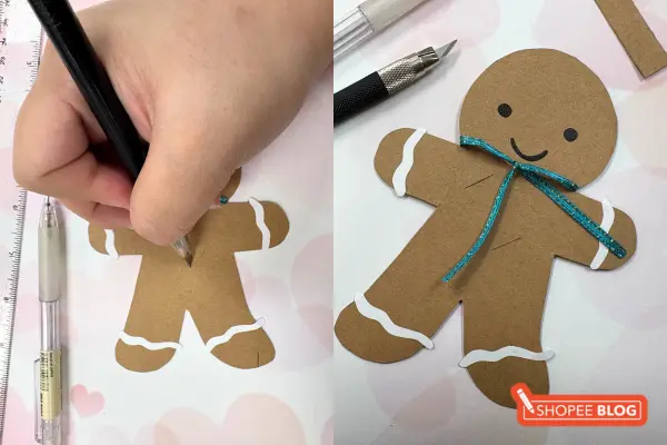 DIY Christmas card ideas Singapore - Candy Cane Card 3