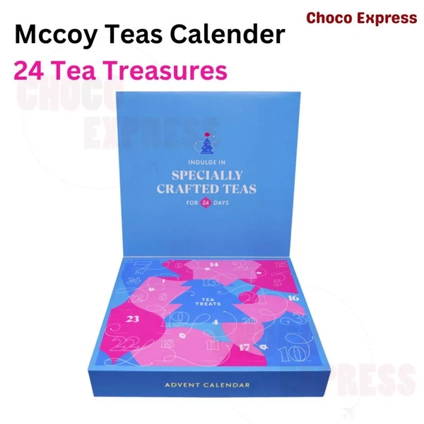 Choco Express McCoy Advent Calendar Pyramid Tea Bags