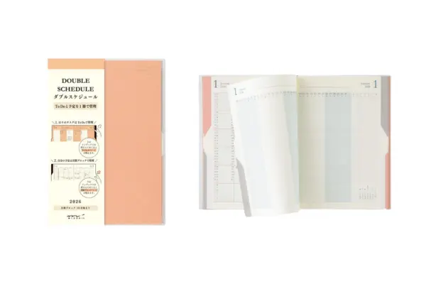 best planner singapore 2026 - Midori Double Schedule Planner