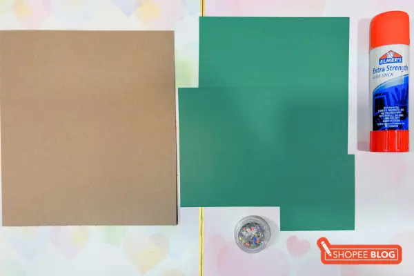 DIY Christmas card ideas Singapore - Origami Tree Card materials