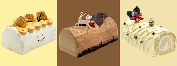 Pine Garden Salted Egg Duo Log, O’School Kopi Log & Yellow Chrysanthemum Log