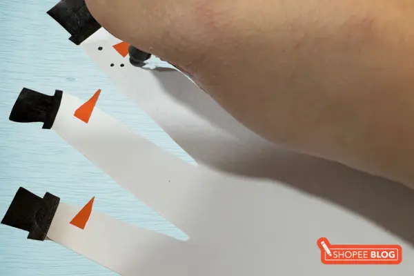 Handmade Christmas cards Singapore - Snowman Family Card 3