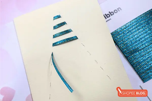 Easy Christmas cards Singapore - String Art Card 4