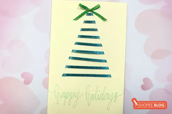 Easy Christmas cards Singapore - String Art Card 5