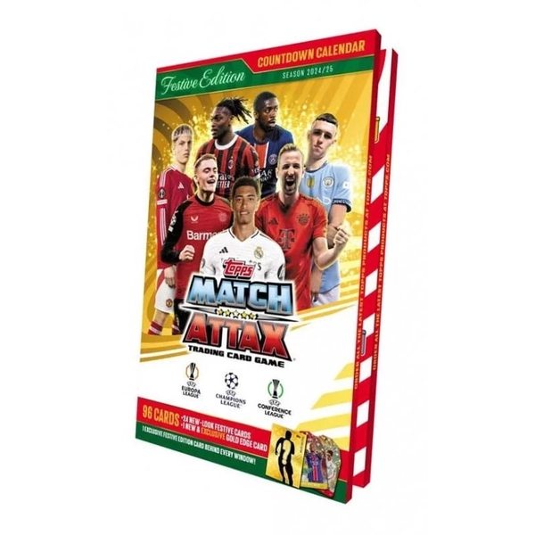 Toy Station: Topps Match Attax UCL 2024/25 Countdown Calendar - best advent calendar singapore 2024