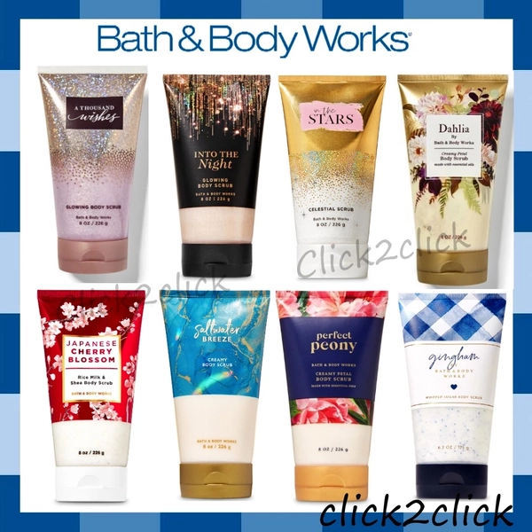 christmas gifts for women: Bath and Body Works body scrub