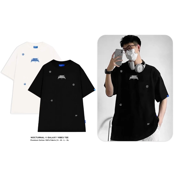 edm festival outfits for guys: streetwear oversized tee