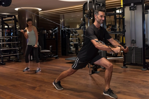 couple working out at The Ritz-Carlton Gym