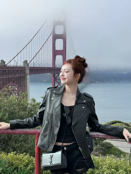 best hair colours for asians - mahogany brown