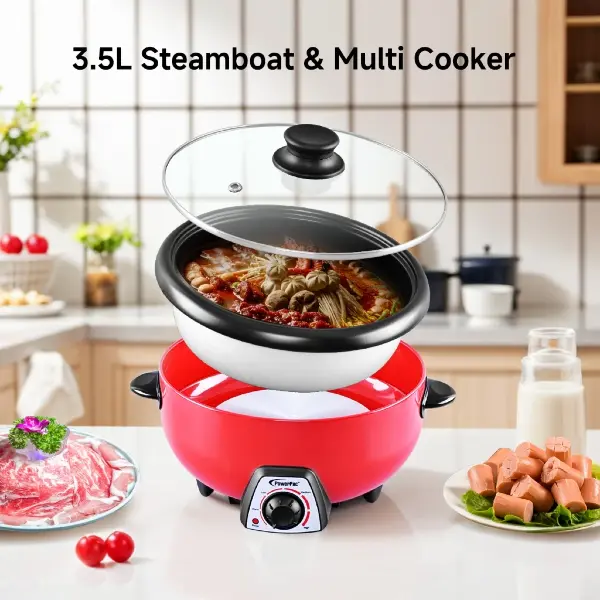 best steamboat pot singapore - PowerPac Steamboat & Multi Cooker