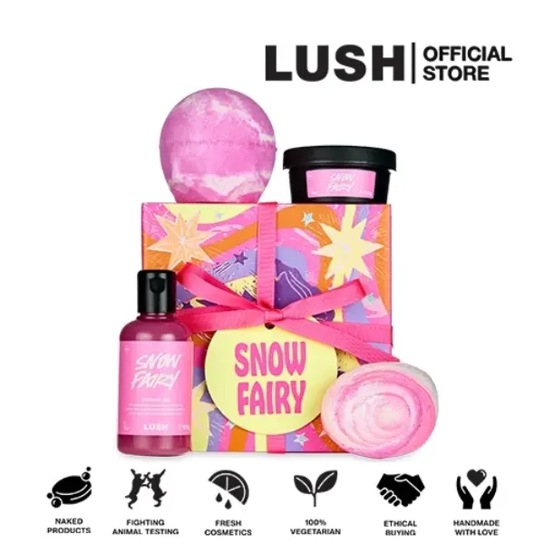 last-minute christmas gifts singapore: lush snow fairy gift set