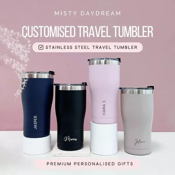 gift for girlfriend singapore: Misty Dream Travel Tumbler