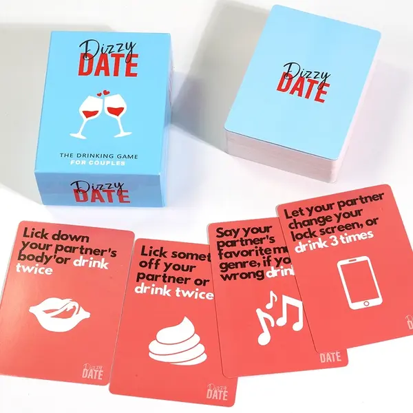 Fun and saucy Valentine’s Day gifts for her in singapore: Dizzy Date Drinking Card Game