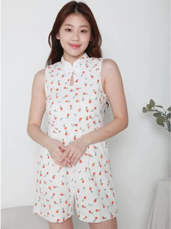 modern cheongsam singapore: Muuv-It Abundance of Joy Jumpsuit