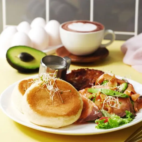 bugis food: Japanese-American fusion pancakes by Flipper's