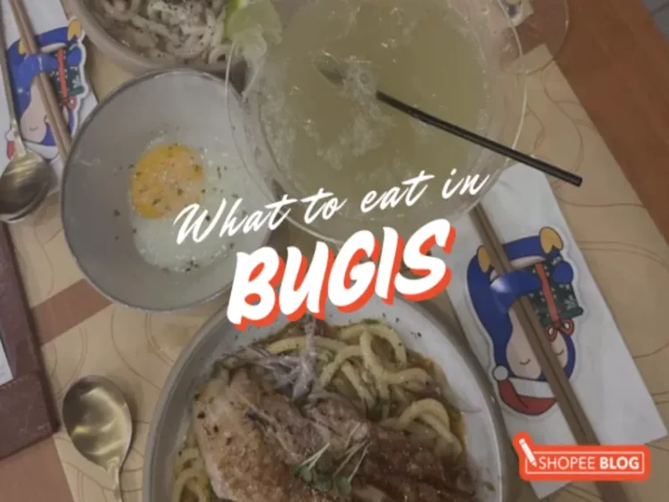 Shopee Recommends Bugis Food - UMAI Udon in the background