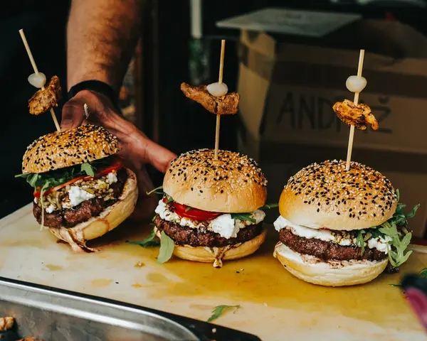 bugis food: Double Smash Burger