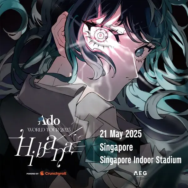 upcoming concerts in Singapore: Ado Hibana World Tour 2025