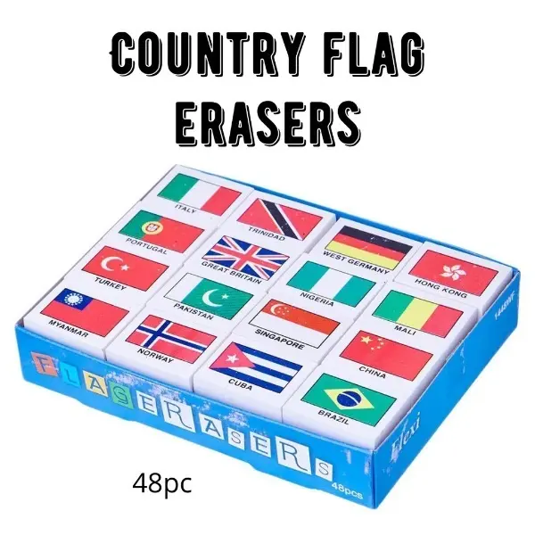 childhood games singapore: country flag eraser