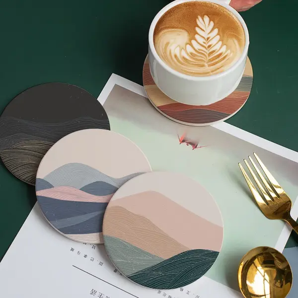 practical housewarming gift idea Diatomite Coaster
