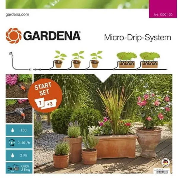 practical housewarming gift idea GARDENA Micro Drip System Starter Set