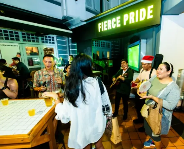 lion brewery co, sports bars in singapore 
