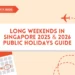 Long weekends Singapore 2025 - featured image