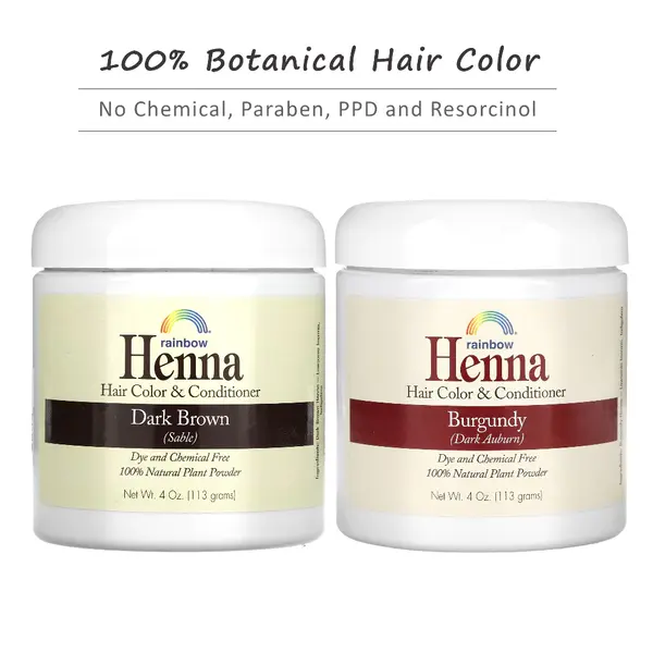 halal hair dye singapore: Rainbow Henna Hair Color