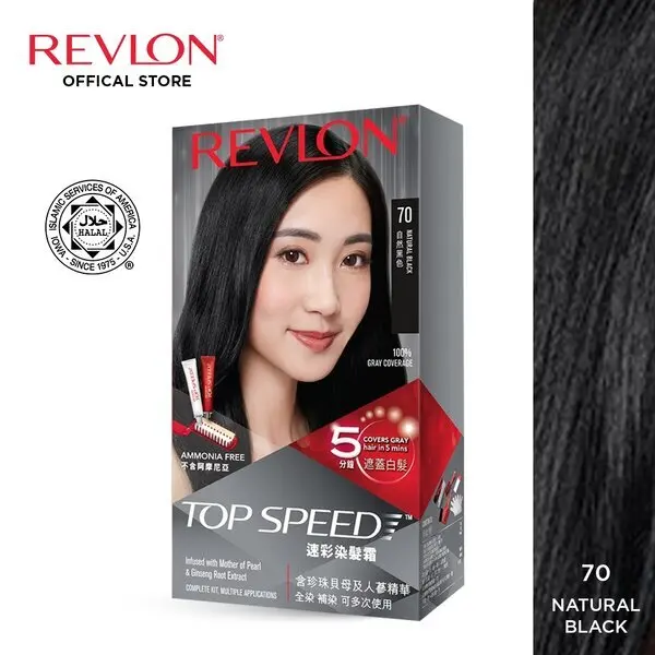 wudhu friendly hair dye: Revlon Top Speed Hair Colour