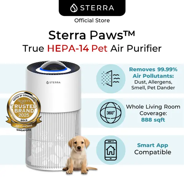 Sterra Paws True HEPA 14 Pet Air Purifier