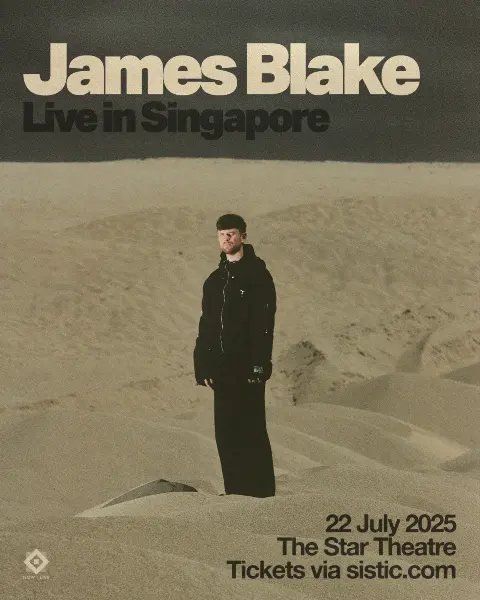 upcoming concerts in singapore 2025 - james blake