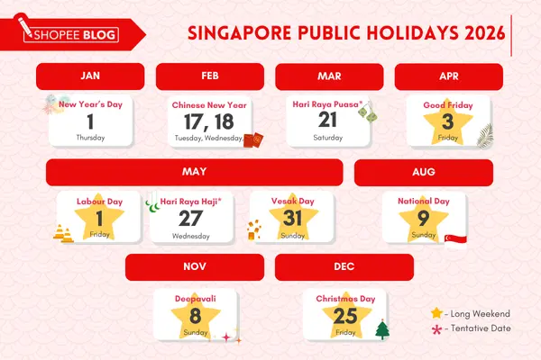 public holidays 2026
