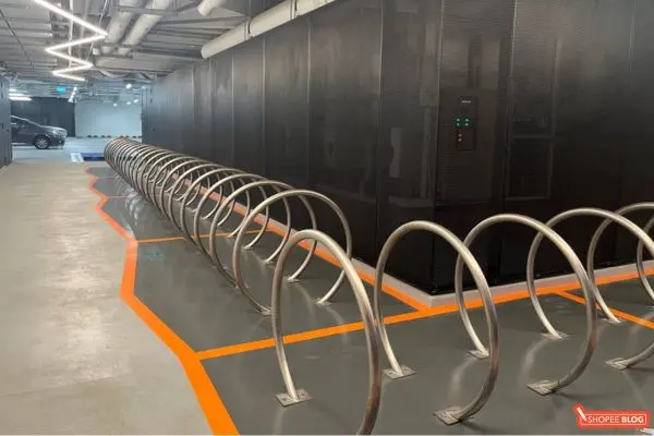 bicycle parking facilities at geneo science park