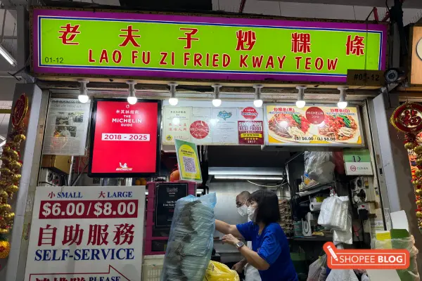 Best Food in old airport road food centre: Lao Fu Zi Fried Kway Teow