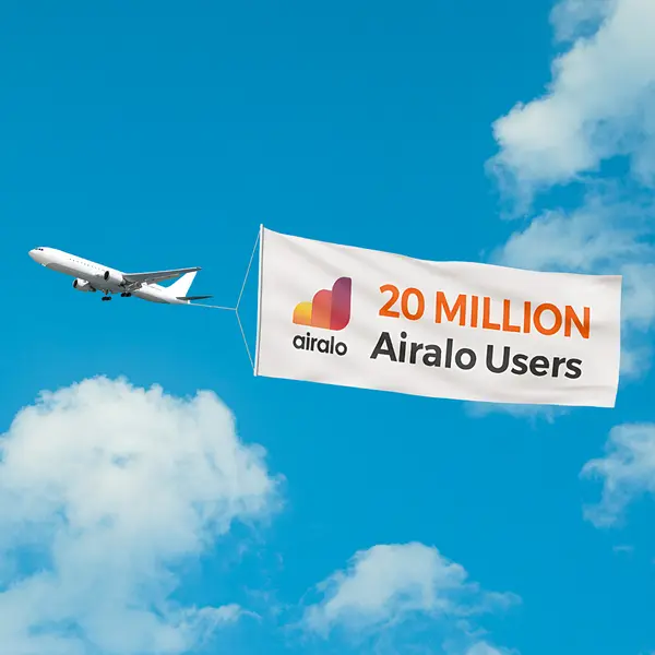 20 million users for Airalo esims